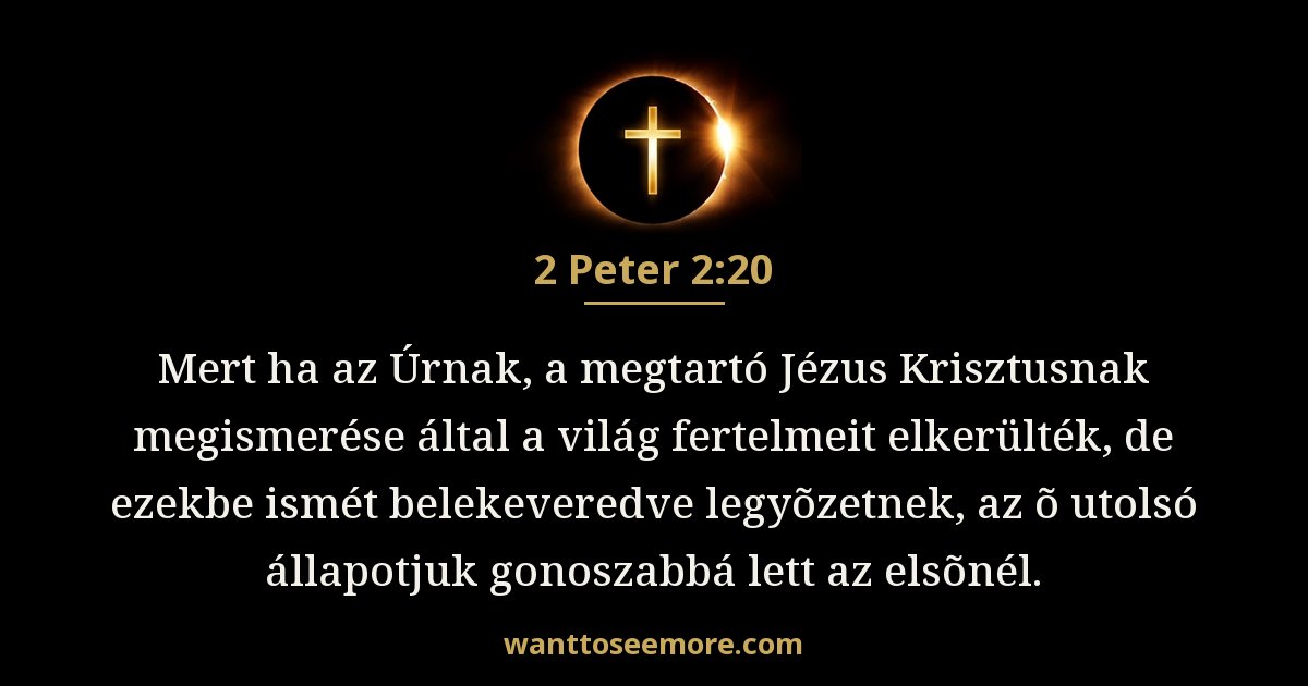 2 Peter 2:20