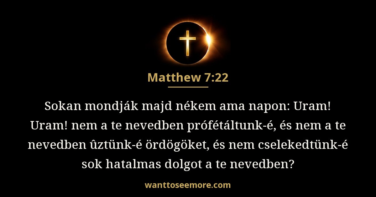 Matthew 7:22