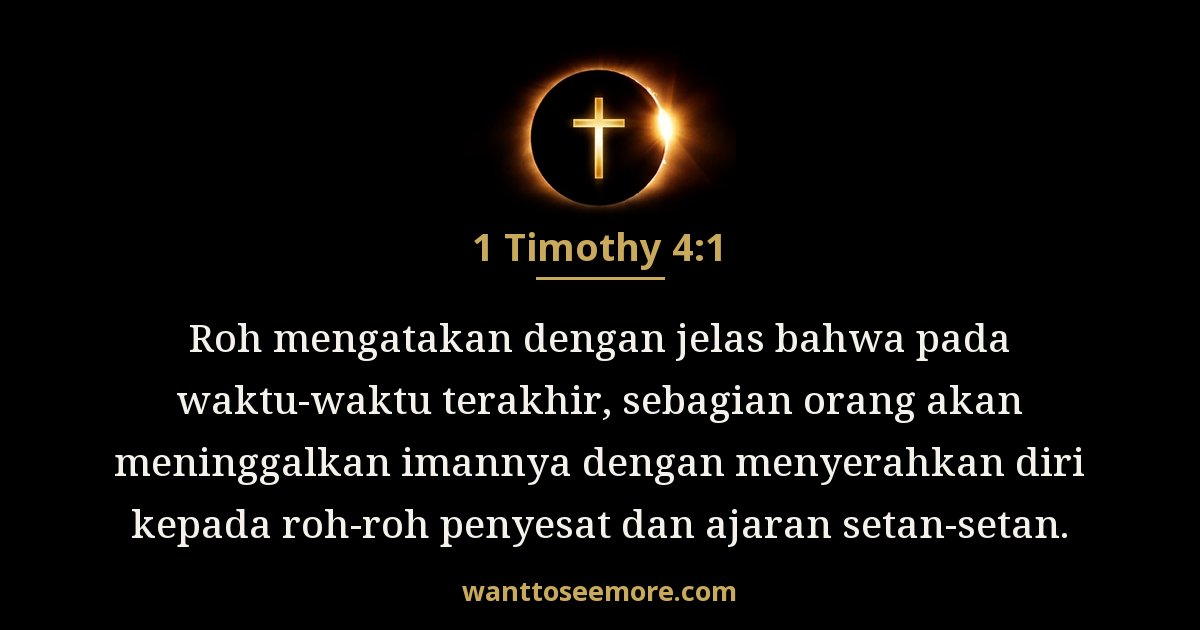 1 Timothy 4:1