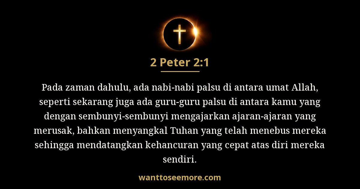 2 Peter 2:1