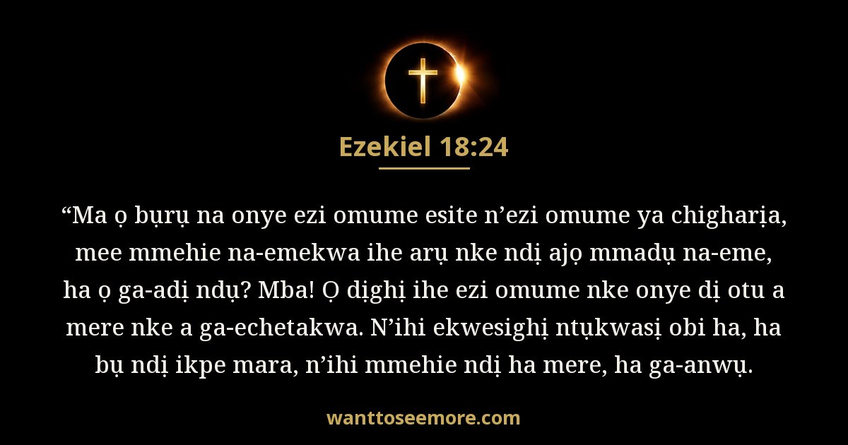 Ezekiel 18:24