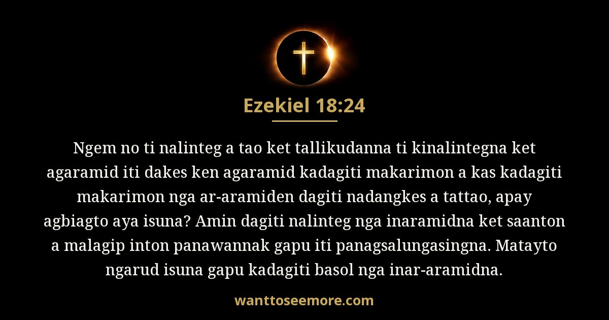 Ezekiel 18:24