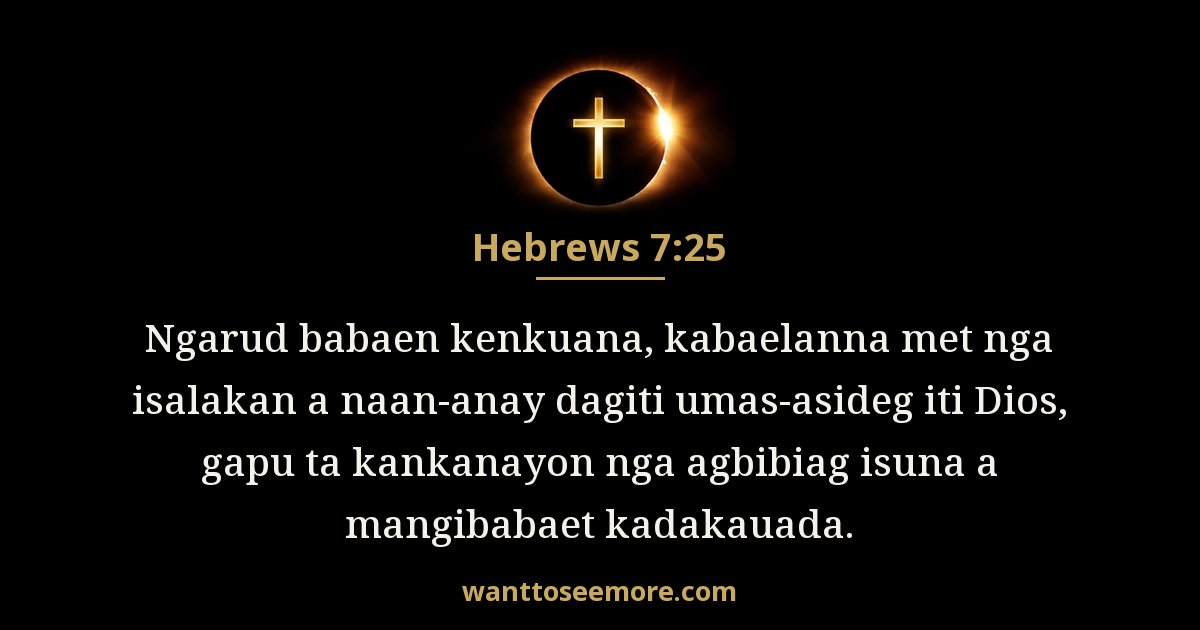 Hebrews 7:25