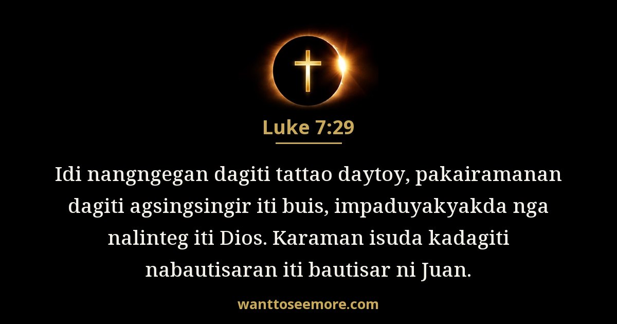 Luke 7:29