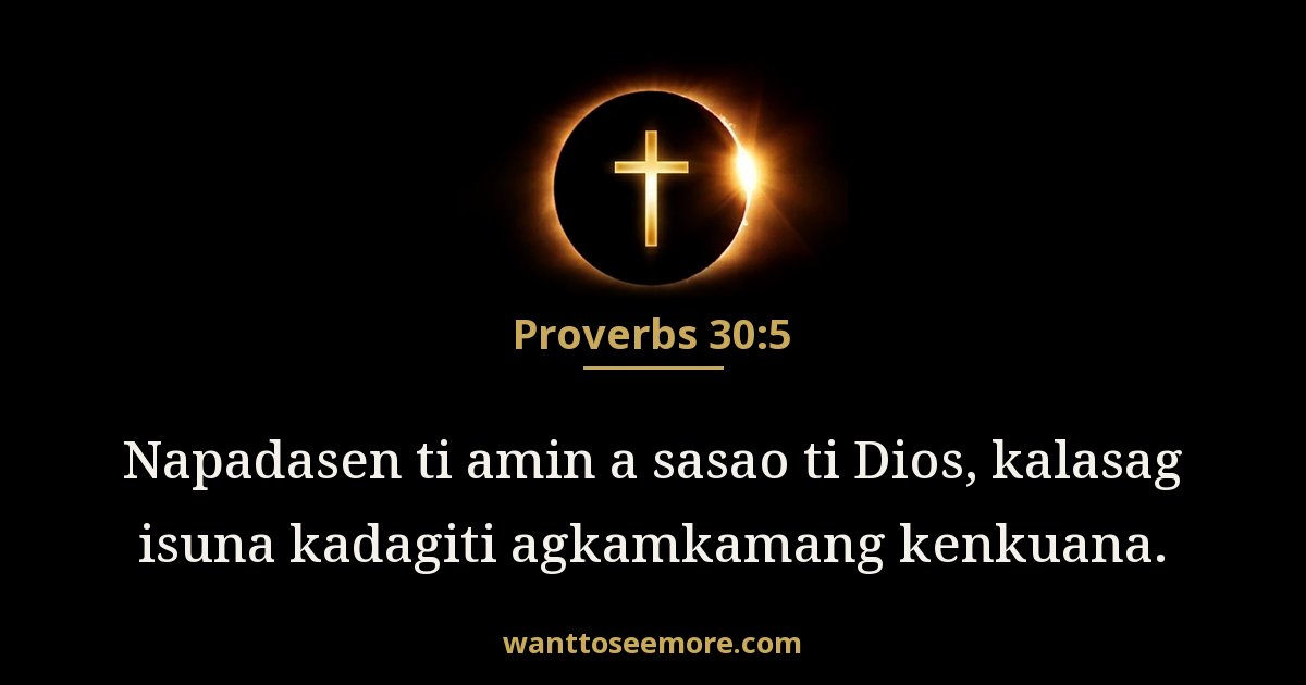 Proverbs 30:5