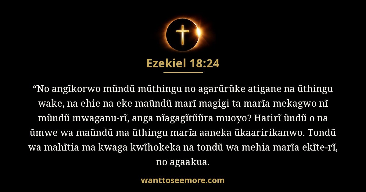 Ezekiel 18:24