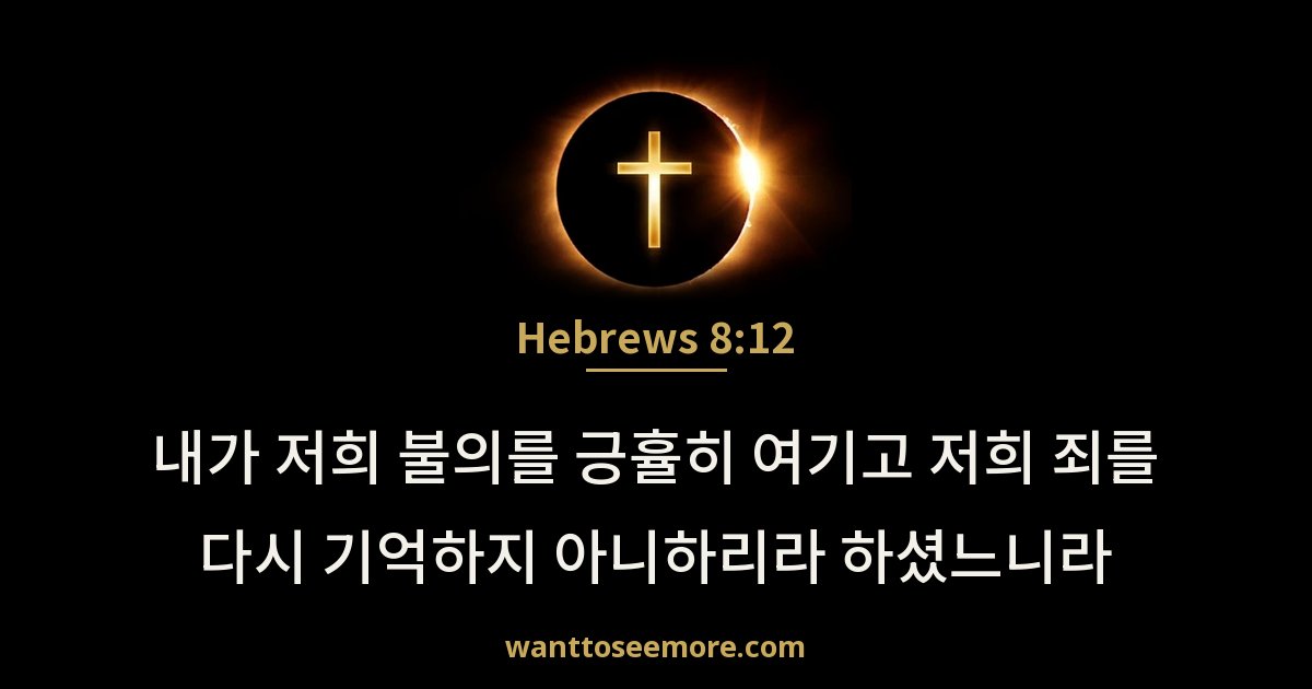 Hebrews 8:12