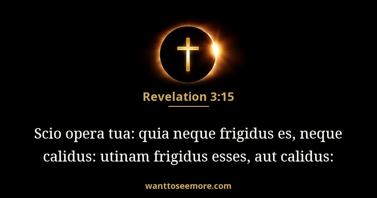 Revelation 3:15
