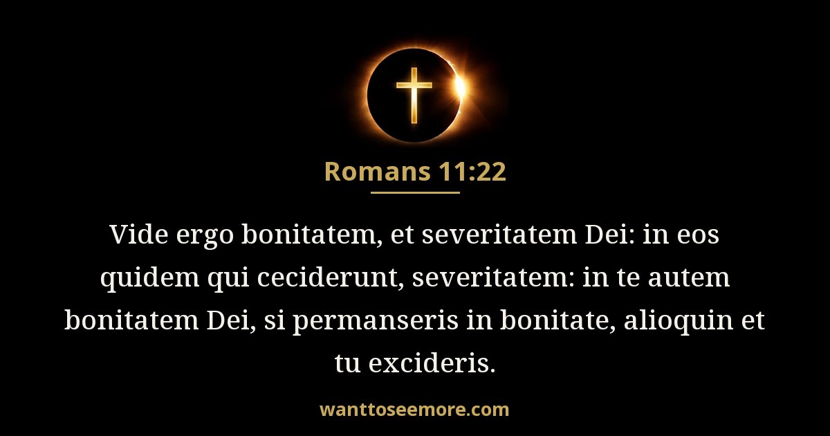 Romans 11:22