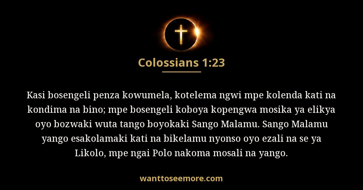 Colossians 1:23