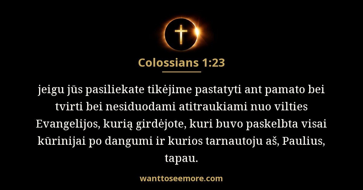 Colossians 1:23