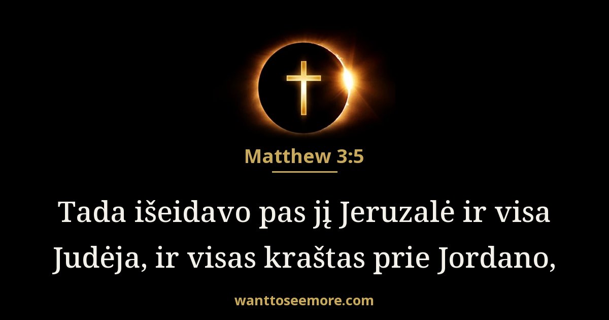 Matthew 3:5