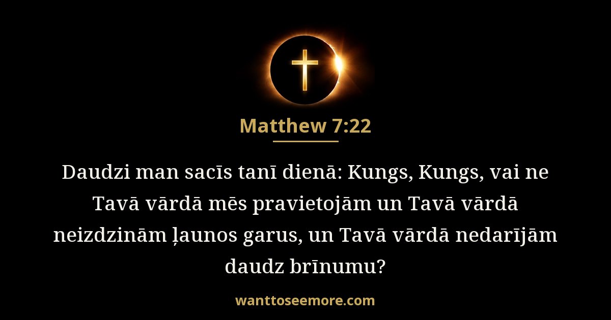 Matthew 7:22