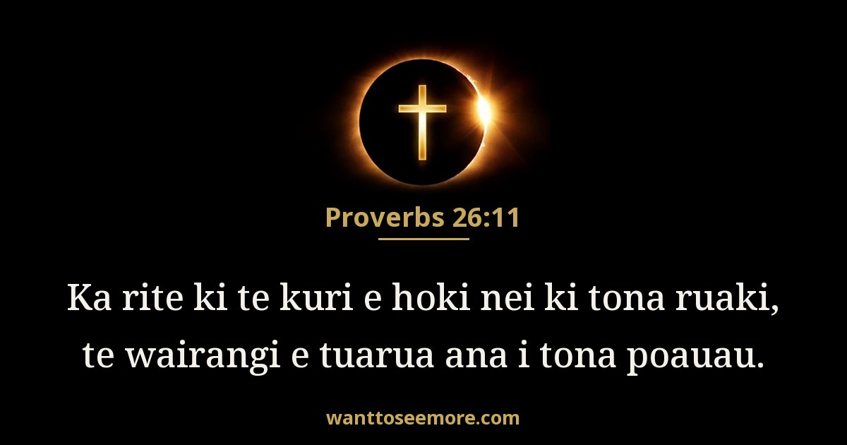 Proverbs 26:11