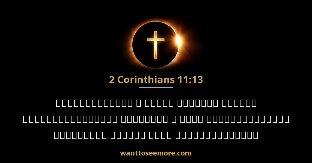 2 Corinthians 11:13