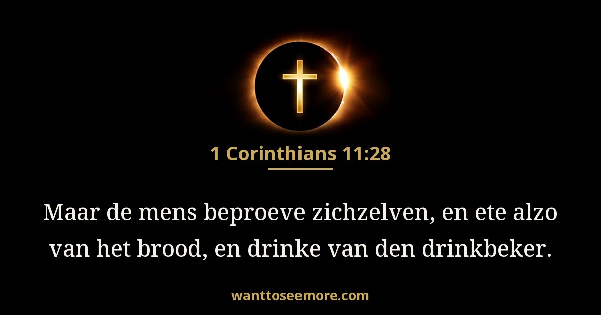 1 Corinthians 11:28