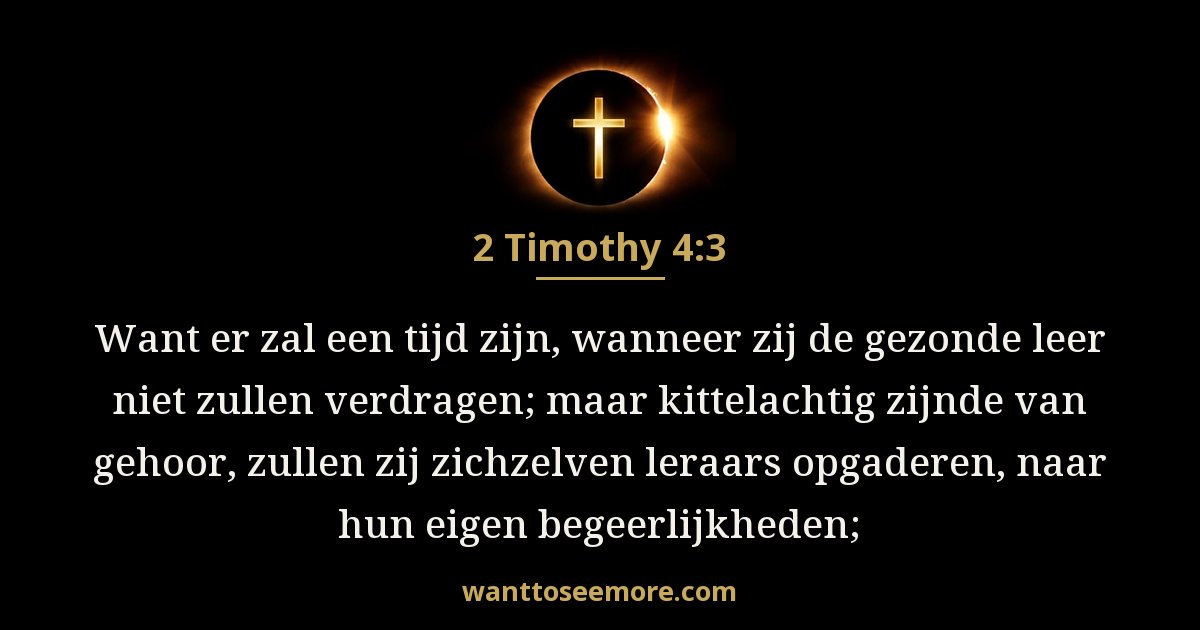 2 Timothy 4:3