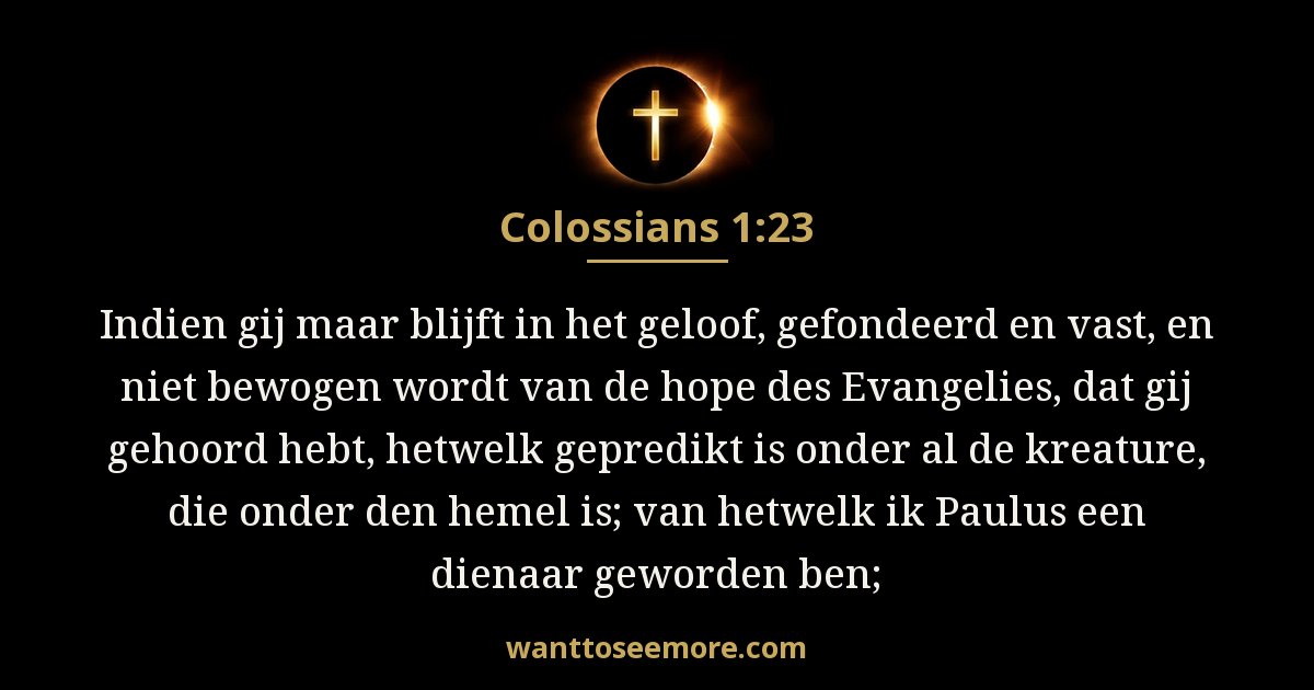 Colossians 1:23