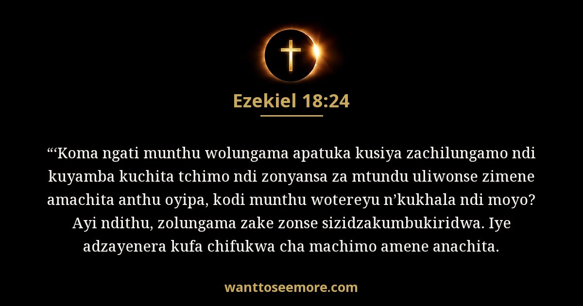 Ezekiel 18:24