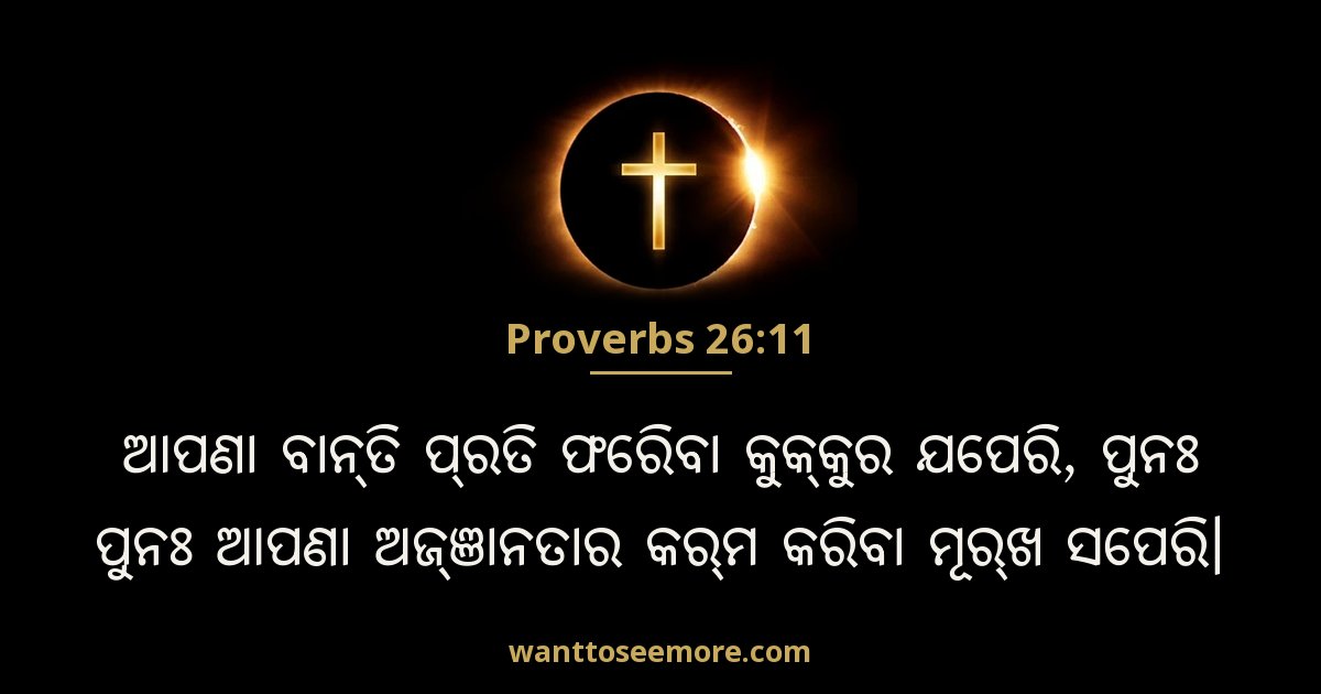 Proverbs 26:11