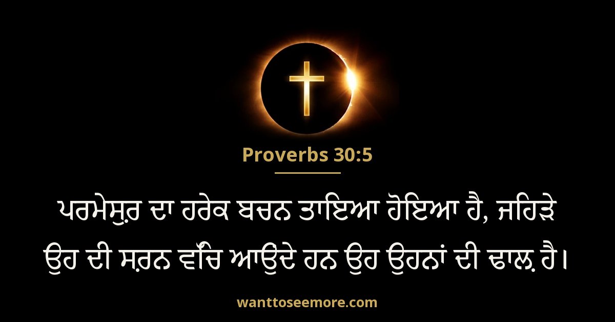 Proverbs 30:5