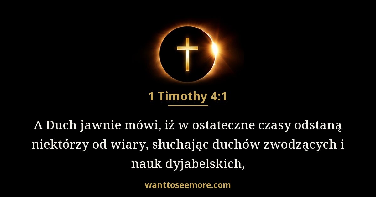 1 Timothy 4:1