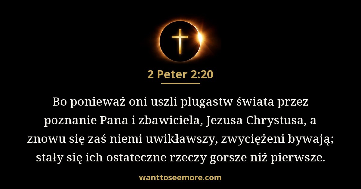 2 Peter 2:20