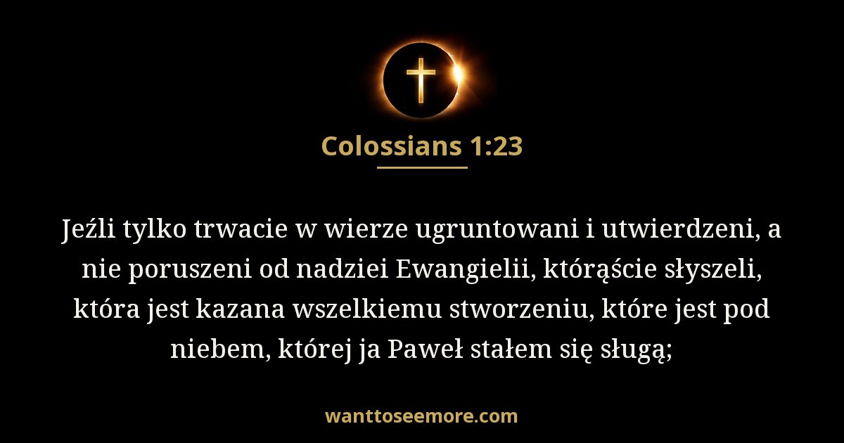 Colossians 1:23