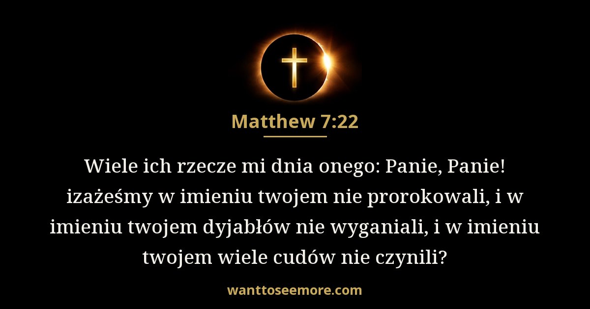Matthew 7:22