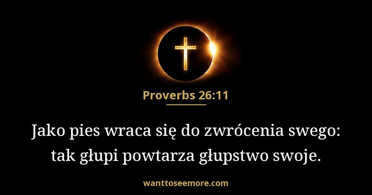Proverbs 26:11
