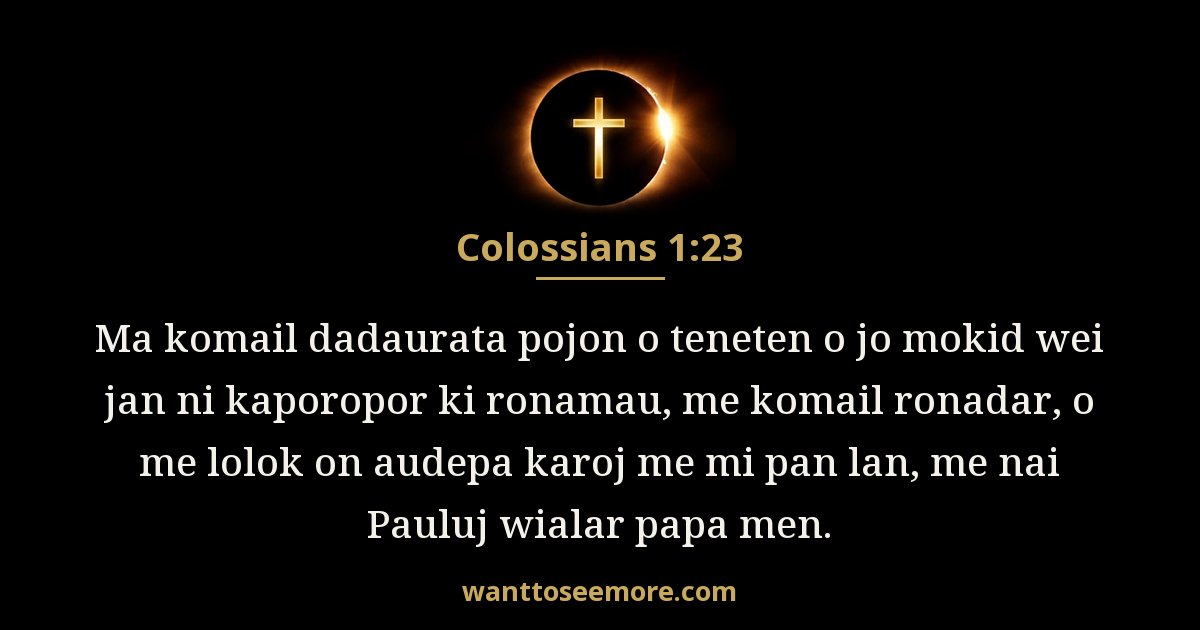 Colossians 1:23