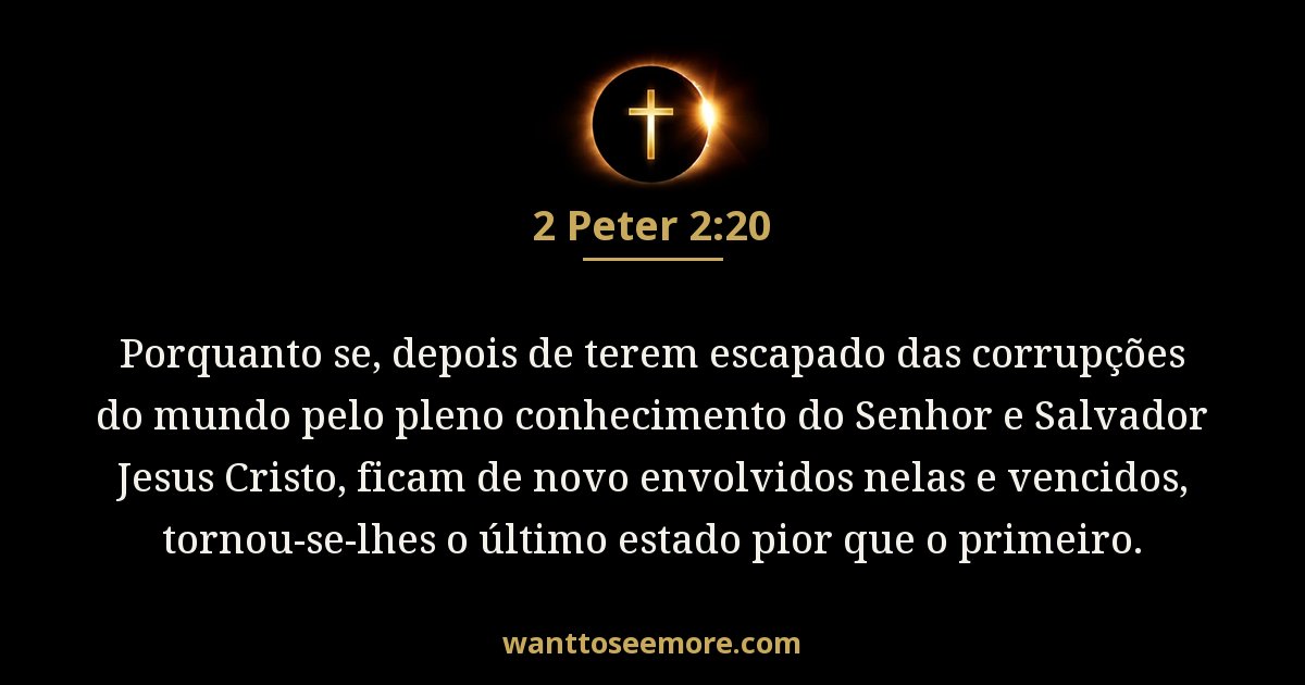 2 Peter 2:20