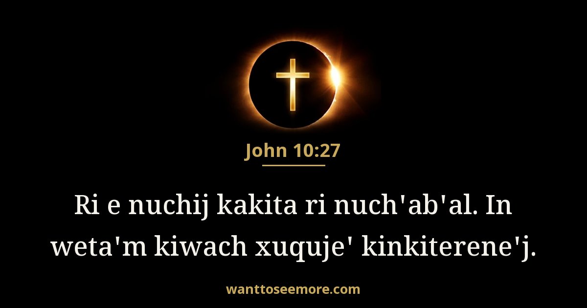 John 10:27