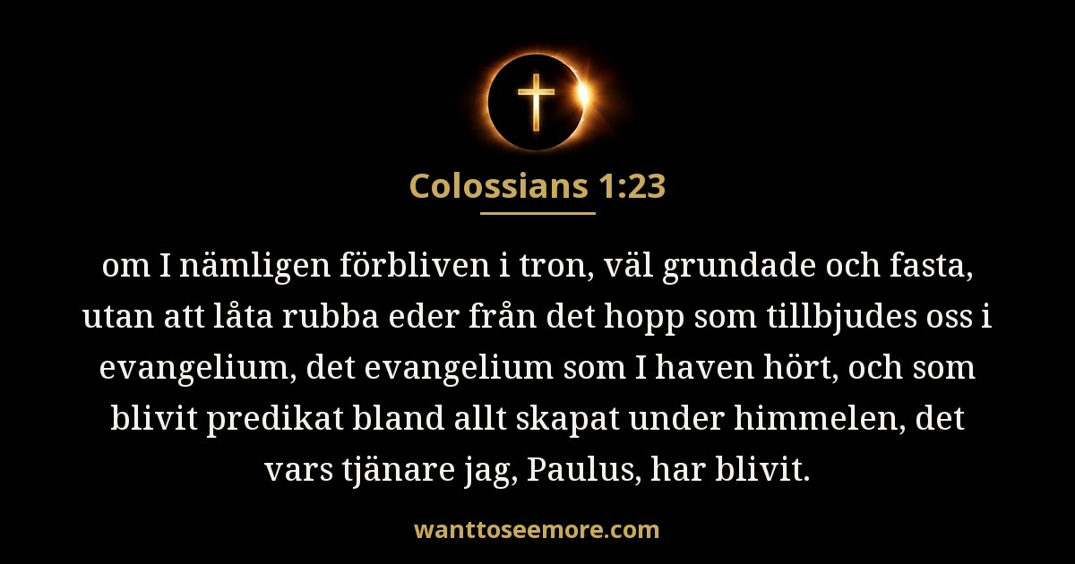 Colossians 1:23