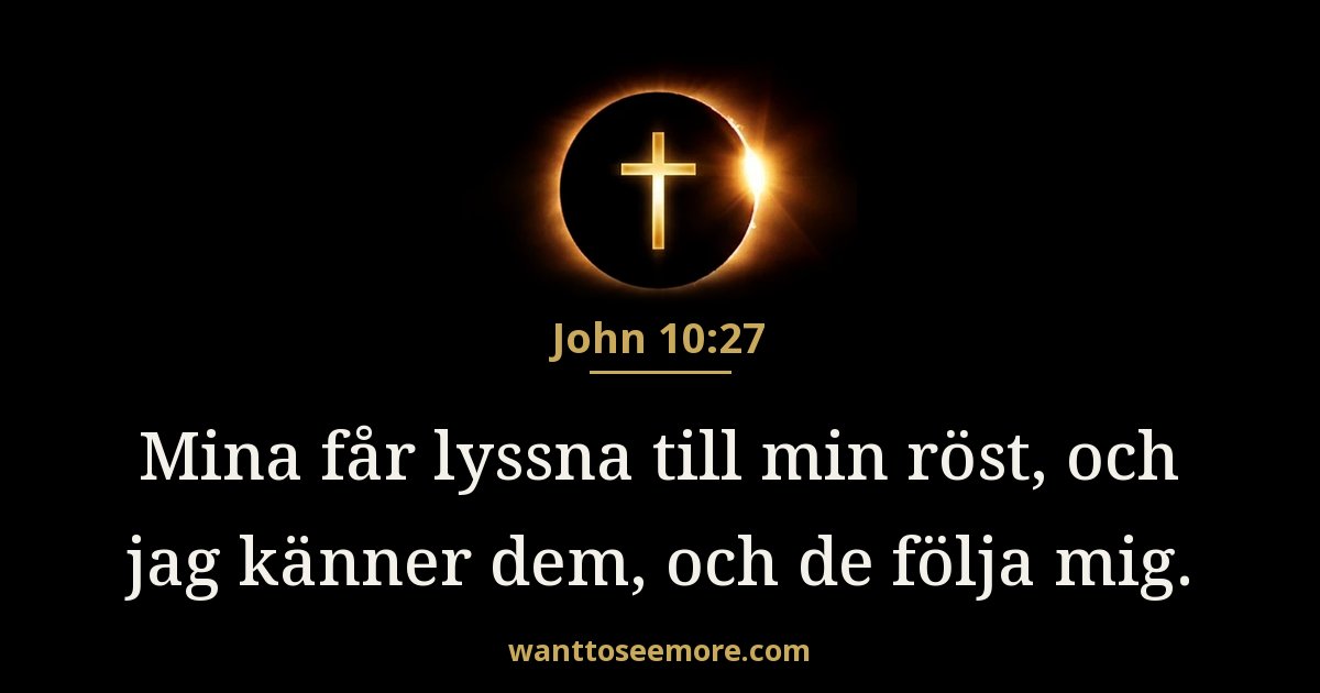 John 10:27