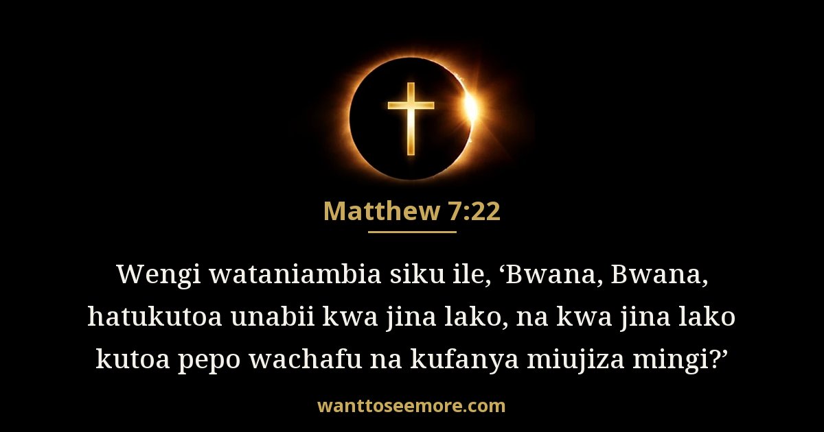 Matthew 7:22