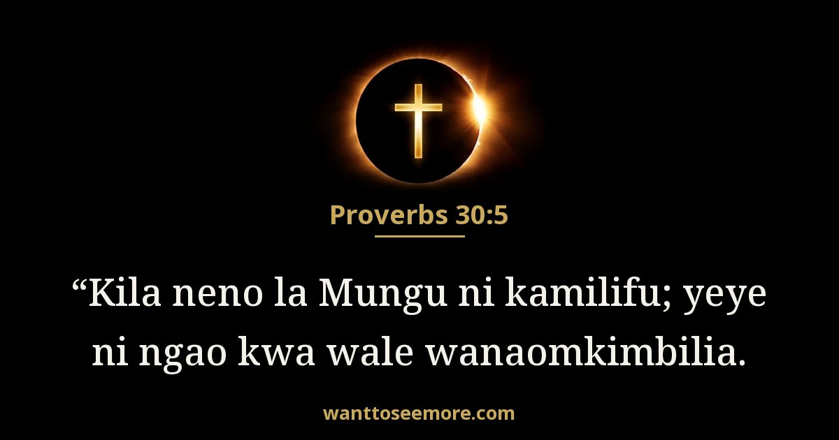 Proverbs 30:5
