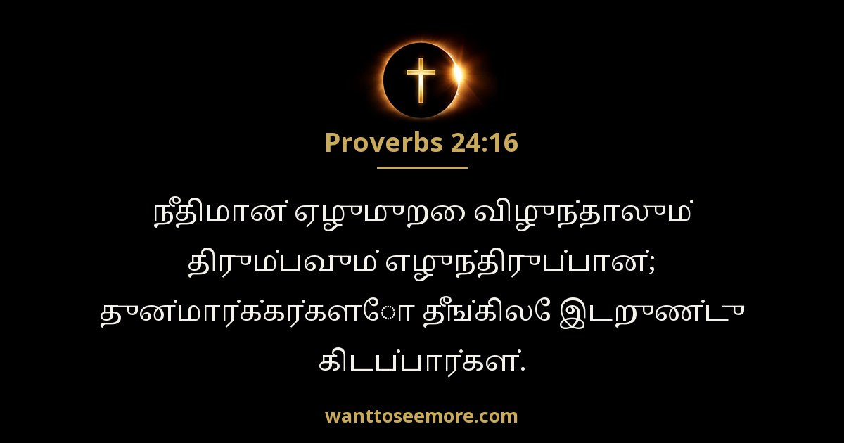Proverbs 24:16