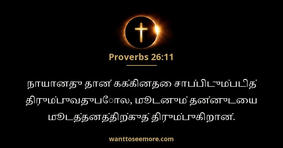 Proverbs 26:11