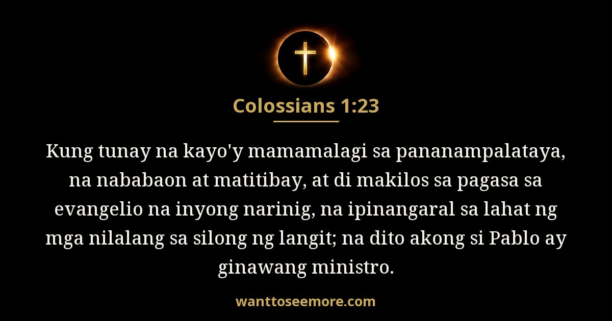 Colossians 1:23