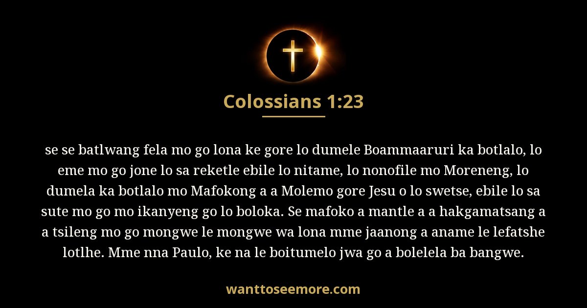 Colossians 1:23