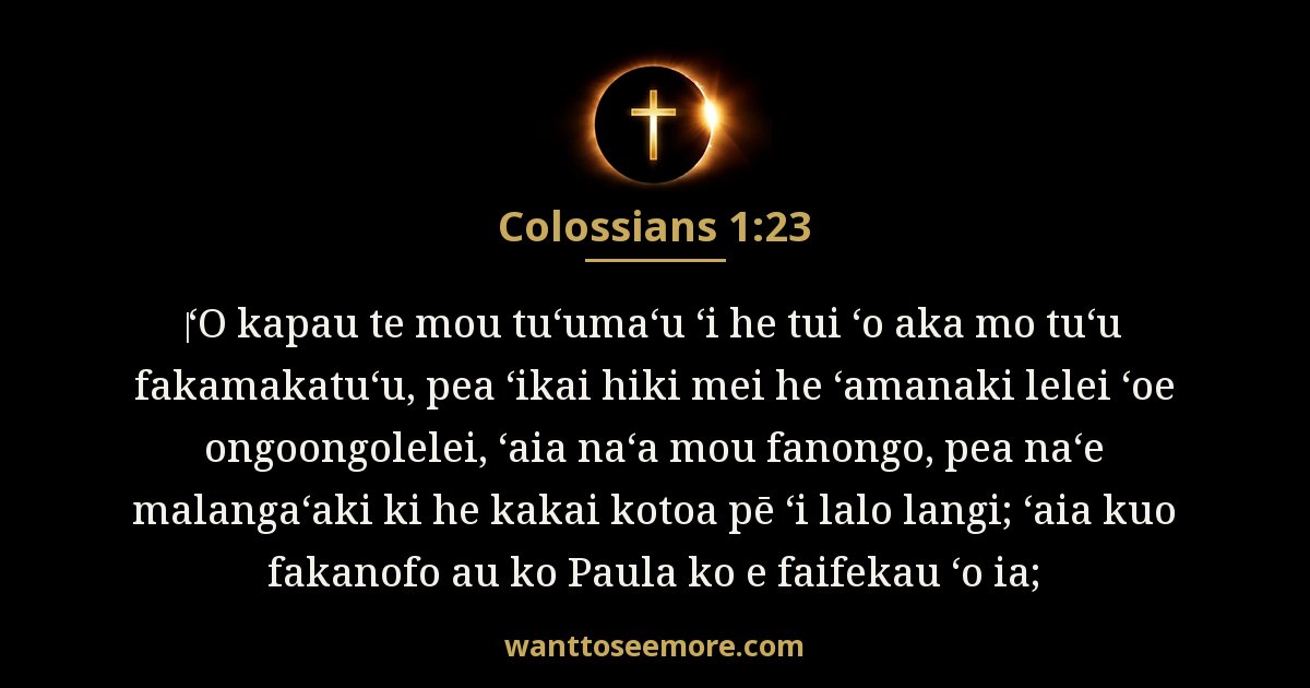 Colossians 1:23