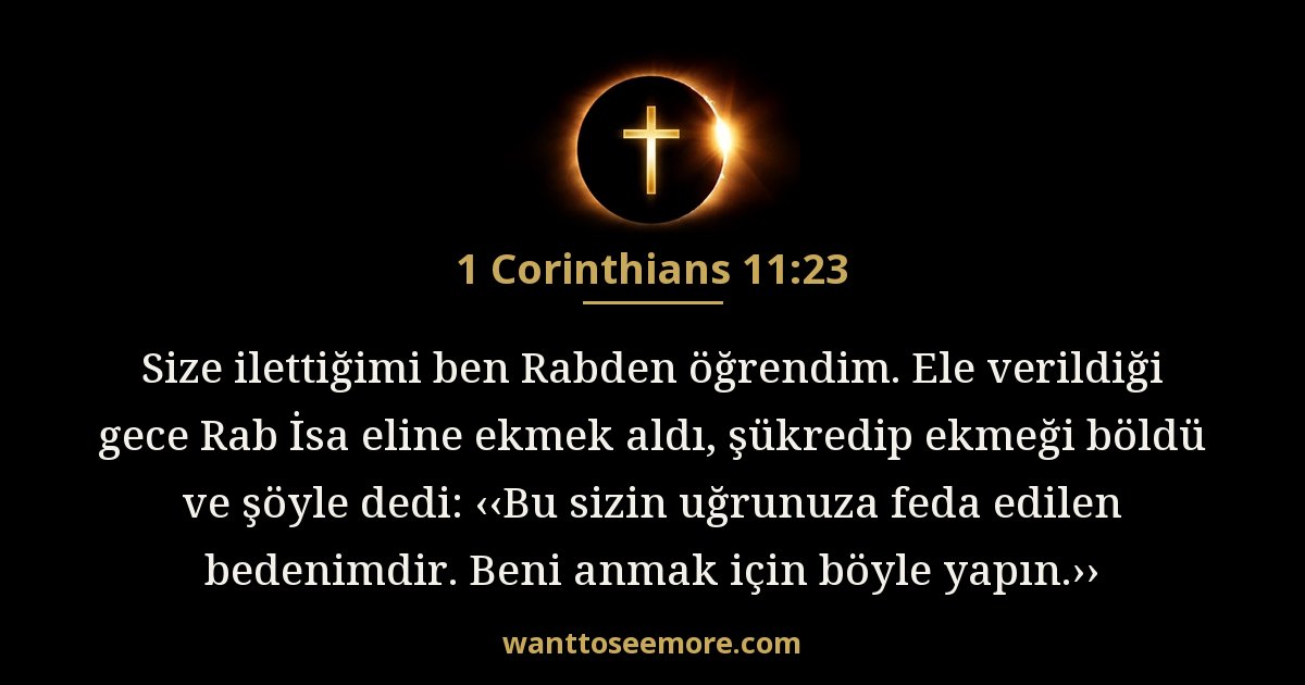 1 Corinthians 11:23