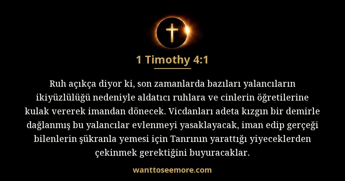 1 Timothy 4:1