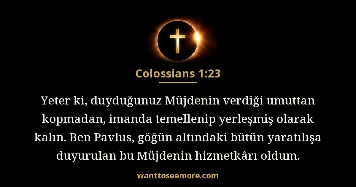 Colossians 1:23
