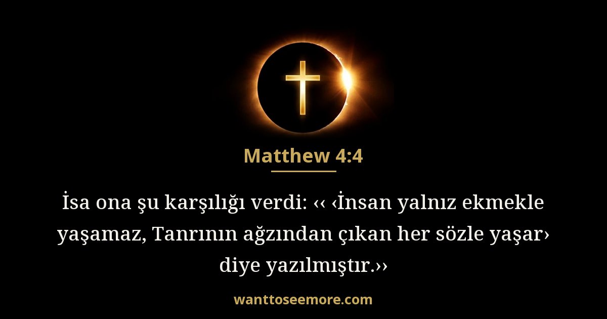 Matthew 4:4