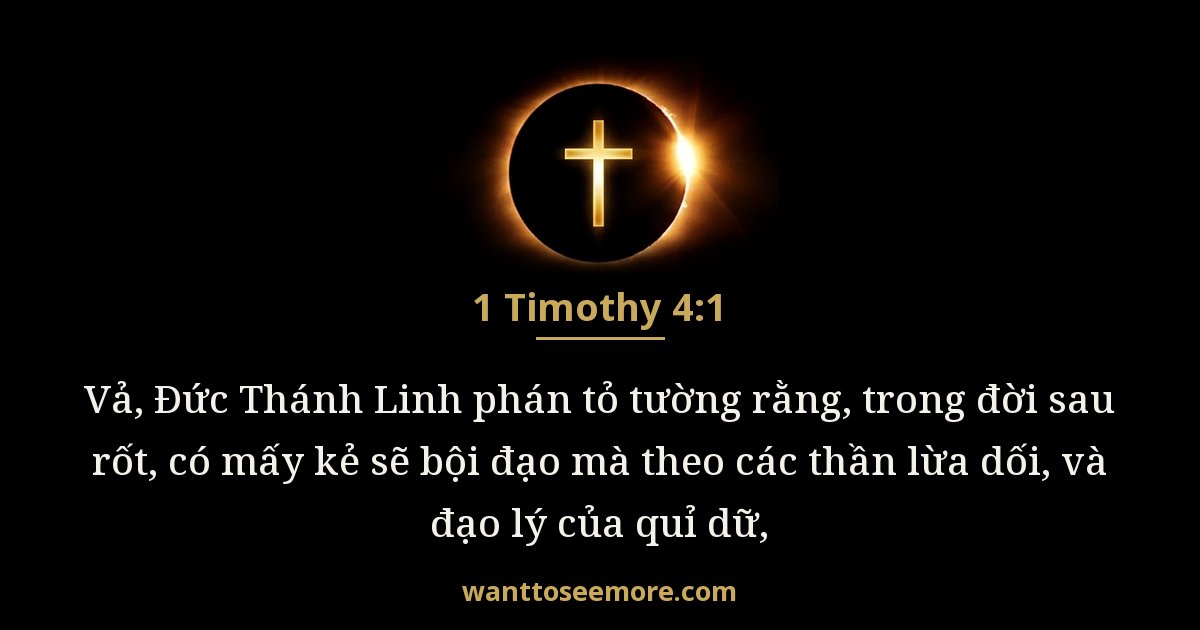 1 Timothy 4:1