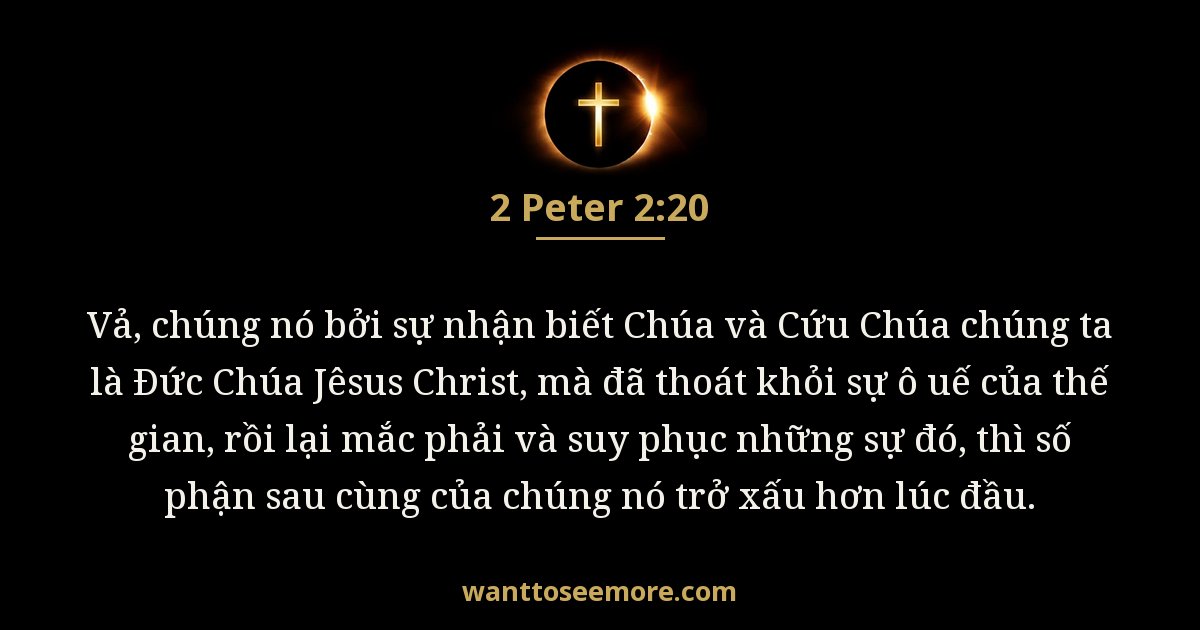2 Peter 2:20