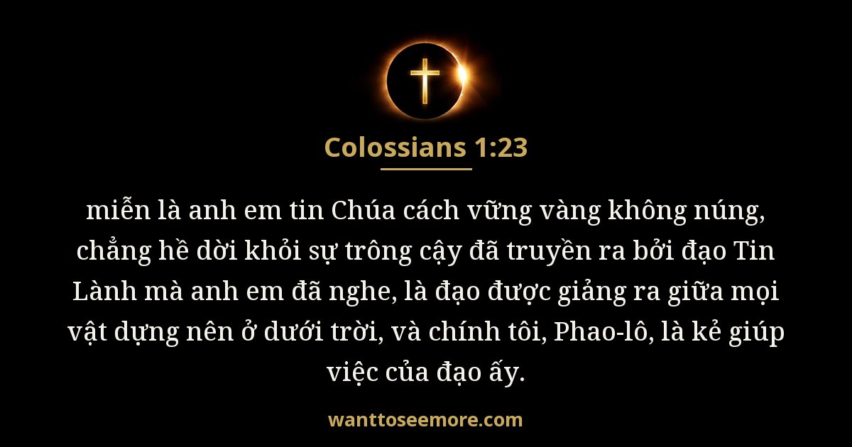 Colossians 1:23