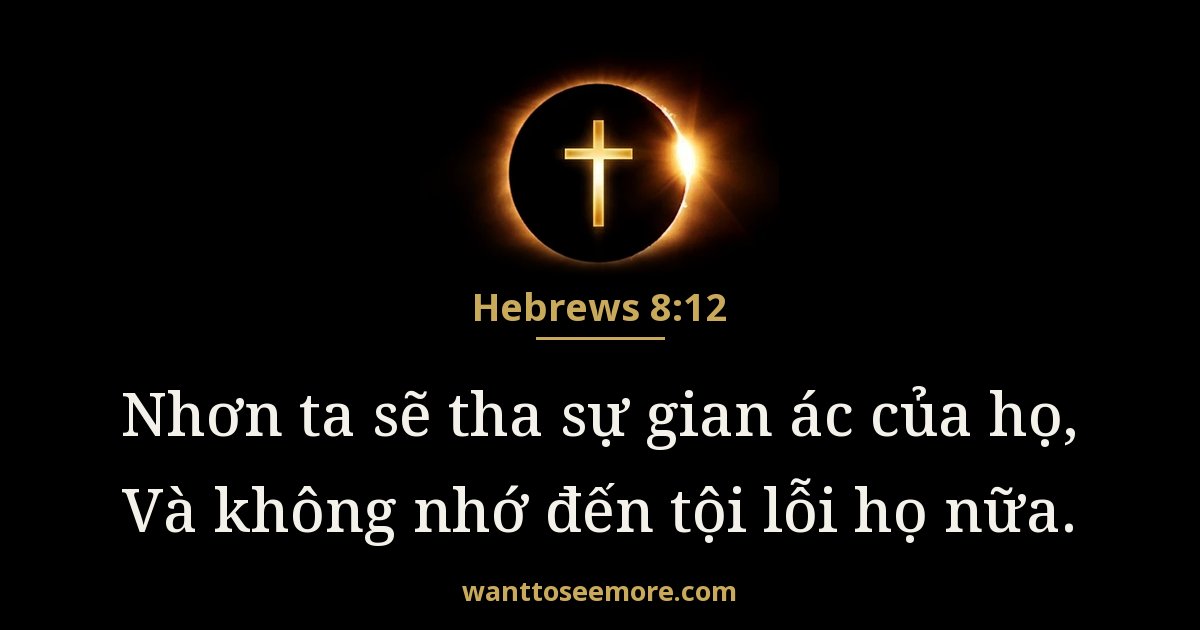 Hebrews 8:12